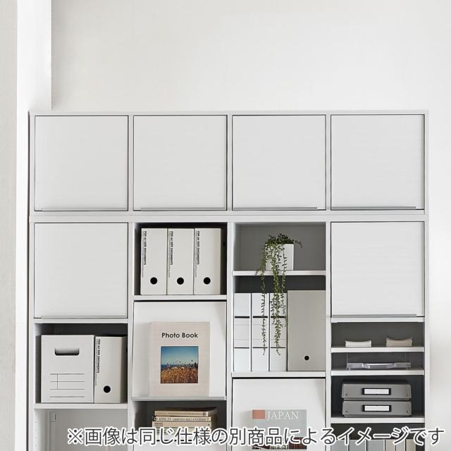 専用上置き棚 チョイスグリッドラック 4列タイプ 幅155cm ミディアムディープ用 （ 上置き棚 専用パーツ 追加オプション チョイスグリッドラック専用 収納家具 オプション 追加 セミオーダー ラック ブラウン ホワイト ）_5