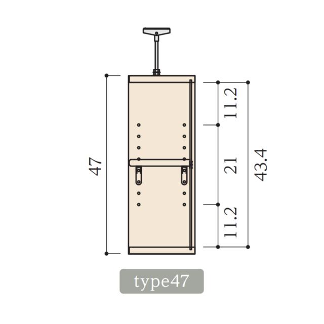 専用 上置き棚 標準棚板 type47 オーダー本棚 奥行25cm 幅15-24cm用 （ 専用パーツ 追加オプション 上置き 収納家具 オプション 追加 オーダー ラック パーツ ）_4
