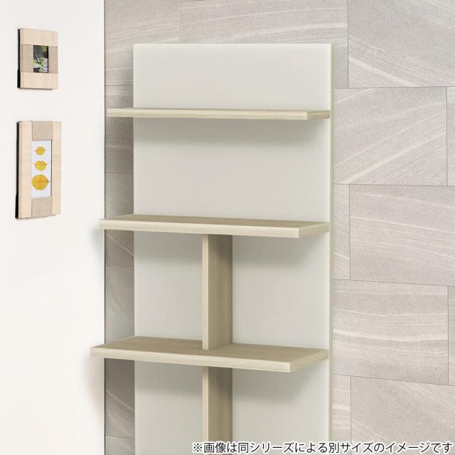 本棚 幅29.5cm 6段 スリム 木目調 日本製 フォースター リバーシブル 背面化粧 （ 棚 ラック 飾り棚 シェルフ 両面 六段 バイカラー 低ホルムアルデヒド ダークブラウン グレーオーク スモーキーブラウン ウォールナットブラウン ）_9