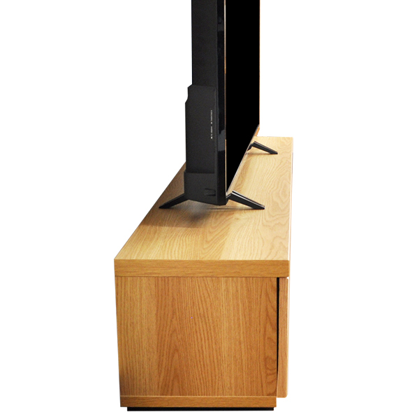 テレビ台 ローボード 省スペース スリムデザイン 幅180cm （ TVボード テレビボード TV台 AVラック 日本製 AVボード TVラック テレビラック 完成品 国産 木製 フラップ扉 引き出し 引出し 引出 スリム ）_4