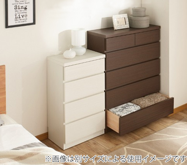 チェスト 幅60cm 5段 スリム 日本製 完成品 （ 5段チェスト たんす タンス リビングチェスト 収納 引き出し スリム 奥行30cm 薄型 木製チェスト 木製 木目 シンプル 北欧 幅60 60cm ）