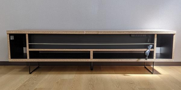 テレビ台 ローボード 北欧風 木目調シンプルデザイン 日本製 幅180cm （ テレビボード TV台 TVボード テレビラック AVボード テレビ 収納 完成品 リビング収納 モダン 高級感 木目 国産 ブラウン おしゃれ ）_10