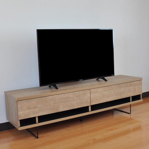 テレビ台 ローボード 北欧風 木目調シンプルデザイン 日本製 幅180cm （ テレビボード TV台 TVボード テレビラック AVボード テレビ 収納 完成品 リビング収納 モダン 高級感 木目 国産 ブラウン おしゃれ ）_11