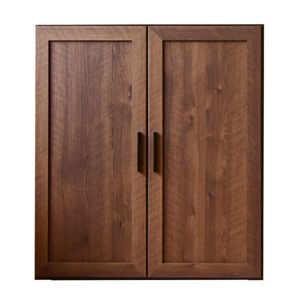 食器棚 板扉 北欧風 キッチン収納 組み合わせタイプ 幅80cm （ キッチン キッチンボード リビング収納 日本製 完成品 収納棚 キッチンキャビネット リビングボード 国産 木目 ブラウン 食器棚 完成品）の通販は