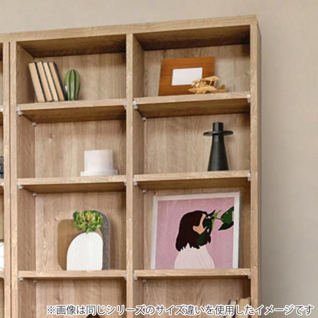 書棚 奥行きスリム コミックシェルフ ヴィンテージ調 ロータイプ 幅80cm （ ラック 棚 シェルフ 収納 本棚 オープンラック リビング 完成品 ディスプレイラック 飾り棚 家具 壁面収納 可動棚 ブラウン ナチュラル シンプル ）_3
