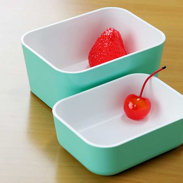 お弁当箱 2段 Roof サラダ＆デザート 400ml 入れ子 ランチ