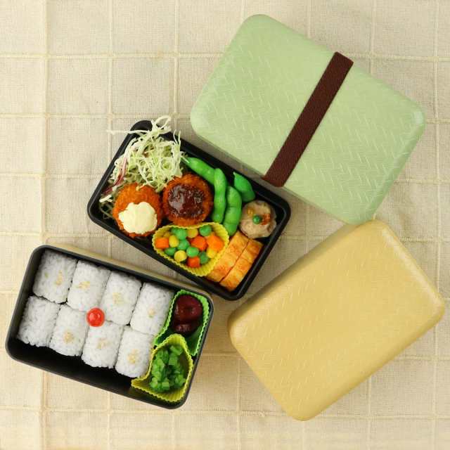 弁当箱 2段 900ml あじろ竹籠 武蔵弁当箱 （ お弁当箱 ランチ