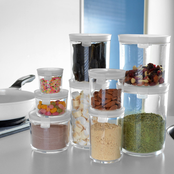 保存容器 アクリルキャニスター 円筒型 620ml 5個セット プラスチック製 プラスチック保存容器 丸型 筒型 円柱形 キッチン用品 キの通販はau Pay マーケット お弁当グッズのカラフルbox