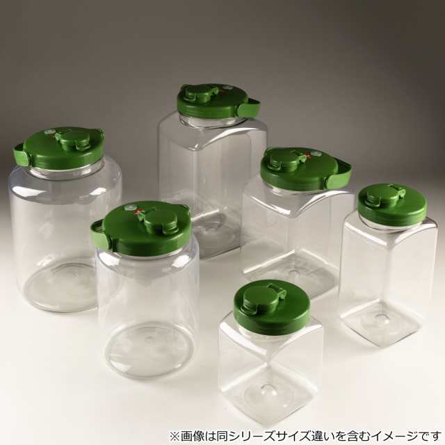 梅酒容器 液体密封容器 R型 2.4L プラスチック製 3個セット （ 梅酒びん 梅酒瓶 果実酒瓶 保存容器 密閉保存容器 梅酒用保存容器  果実酒｜au PAY マーケット