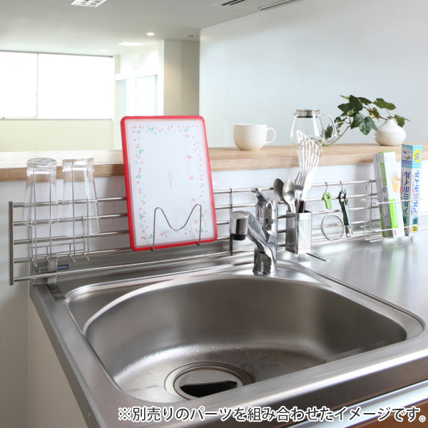 6128 ステンレス天板シンクサイド収納庫3段　幅400 6128 ステンレス天板シンクサイド収納庫3段 幅400 be worth