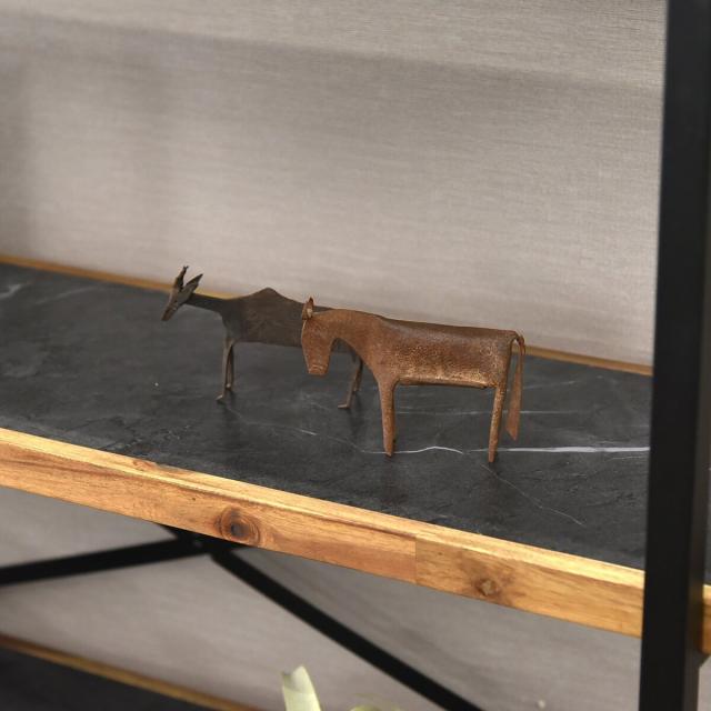 オープンラック 幅78cm 4段 天然木 シェルフ （ 棚 ラック 本棚