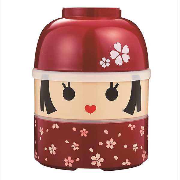 お弁当箱 2段 お椀付き こけし弁当 850ml ランチボックス Hakoya 弁当箱 食洗機対応 レンジ対応 汁椀 味噌汁 大容量 二段 レンジok 食の通販はau Pay マーケット リビングート