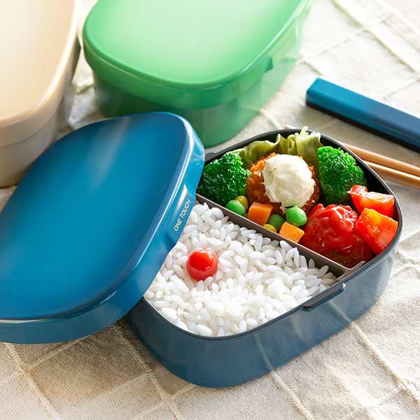 お弁当箱 1段 さっと洗えるお弁当箱 M 600ml ランチボックス （ HAKOYA 弁当箱 レンジ対応 食洗機対応 塗り 女子 大人 お弁当グッズ  ランの通販はau PAY マーケット - リビングート