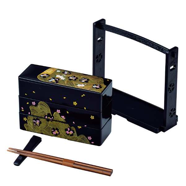 お弁当箱 3段 600ml さくら 野点弁当 HAKOYA （ 弁当箱 ランチ