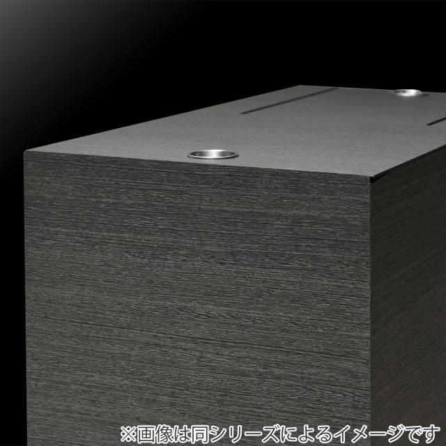 ゴミ箱 45L バスク キッチンペール （ ごみ箱 木目調 45リットル 45l 袋 見えない くず入れ 角型 リビング キッチン 隙間 棚下 日本製 ダストボックス 屑入れ シンプル おしゃれ ウッドテイスト 木目 デスク キャスター付き ）_3