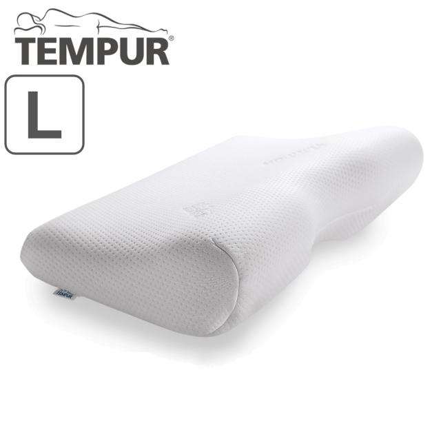 テンピュール 枕 ミレニアムネックピロー Lサイズ （ TEMPUR まくら 化粧箱 肩こり 首こり 安眠 抗菌防臭 3年保証 マクラ ピロー 抗菌 防臭 フィット 快眠 仰向け 横向き 寝つき改善 健康 ）