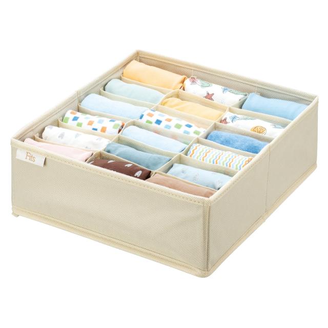 高級布張りケース　３０個　まとめ売り 天馬 仕切りケース フィッツファブリック せいとんボックス LL