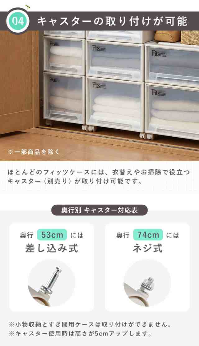 Fits フィッツ 収納ケース 衣装ケース