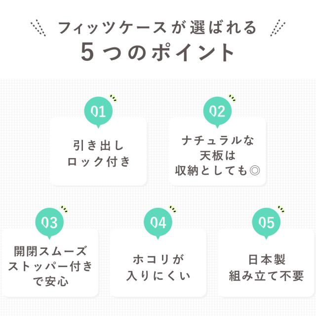 チェスト フィッツプラス 3段 深型 幅65×奥行41×85cm F6533D メープル （ タンス 引き出し 収納 衣類収納 日本製 完成品 フィッツ Fits 衣装ケース リビング収納 プラスチック 洋タンス 収納ケース 背面処理 リビング 木製天板 ）