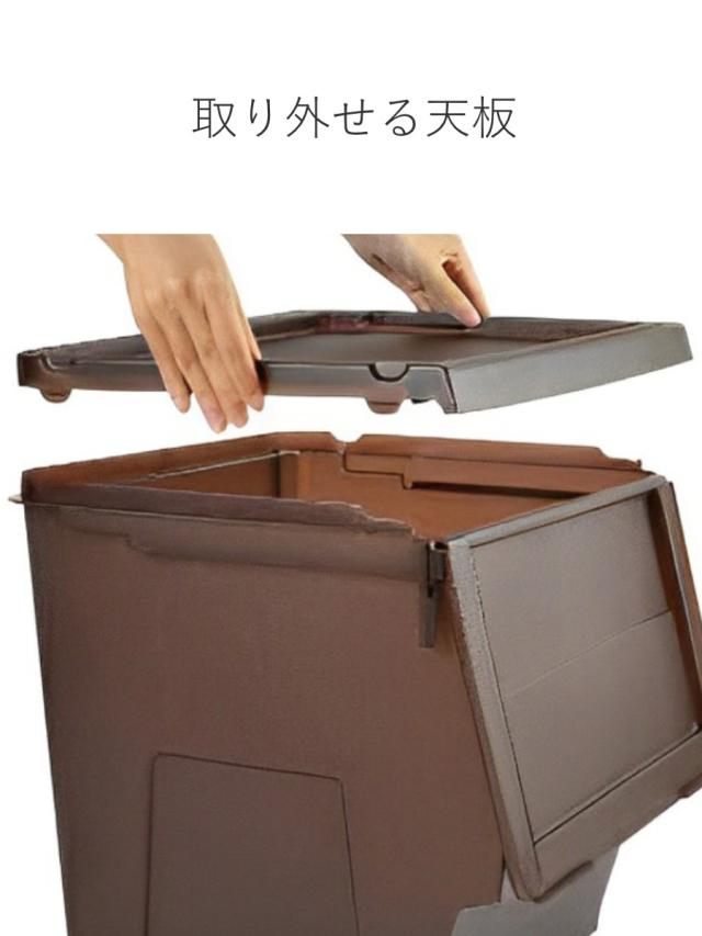 収納ボックス 前開き KABAKO カバコ スリム L 8個セット （ 幅30×奥行42×高さ41cm 収納ケース 半透明 日本製 収納 衣装ケース おもちゃ箱 クローゼット収納 積み重ね フタ付き 洗面所 キッチン ストッカー プラスチック フラップ ）_13