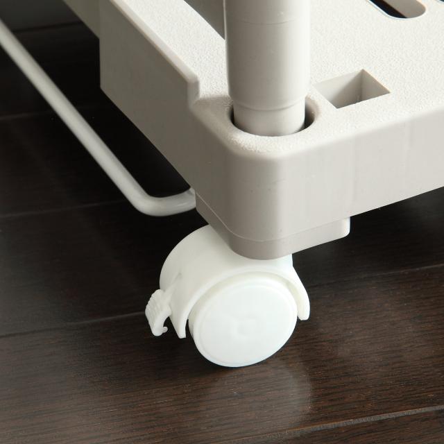 押入れ収納キャリー 4台セット 幅54〜76×奥行37×高さ11cm キャスター付き （ 押入れ収納 収納 平台車 すのこ 伸縮タイプ 台車 キャリー 伸縮 ワゴン 押入れ収納ワゴン 組立品 ）