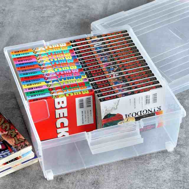 コミック収納ケース いれと庫 コミック本用 ワイド 8個セット