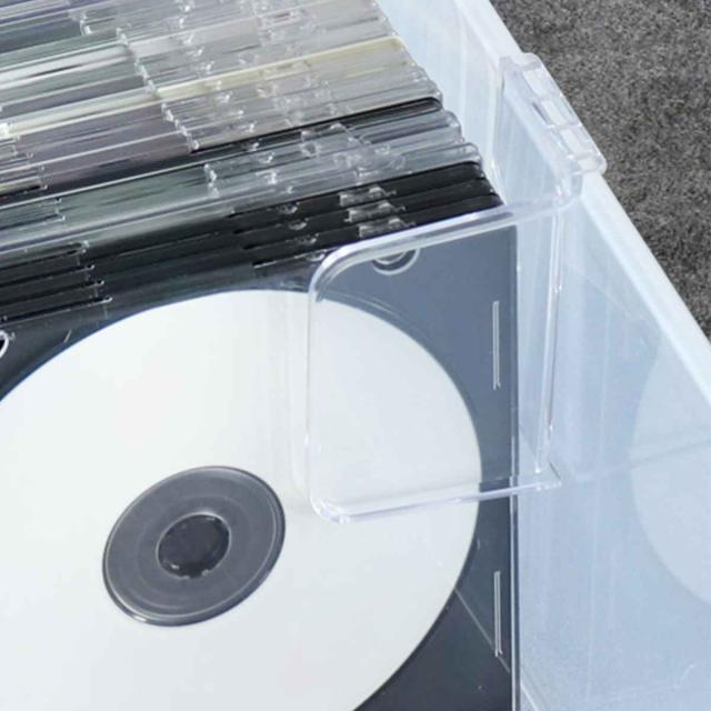 CD収納ケース いれと庫 CD用 ライト 18個セット （ 収納ケース