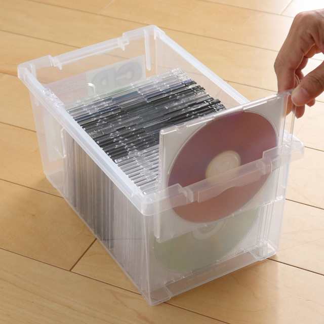 CD収納ケース いれと庫 CD用 ライト 18個セット （ 収納ケース