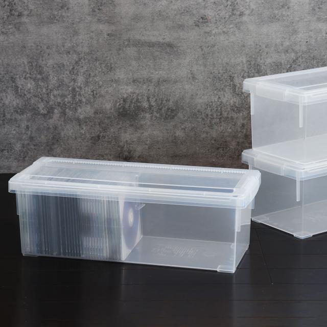 収納ケース 収納ボックス 20個 フタ付き プラスチック製 仕切り板　積み重ね可 収納ボックス 幅20×奥行35×高さ11cm ロックス 300S フタ付き