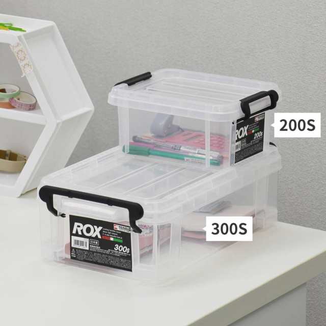 収納ボックス 幅16×奥行21×高さ10cm ロックス 200S フタ付き 収納ボックス 幅16×奥行21×高さ10cm ロックス 200S フタ付き