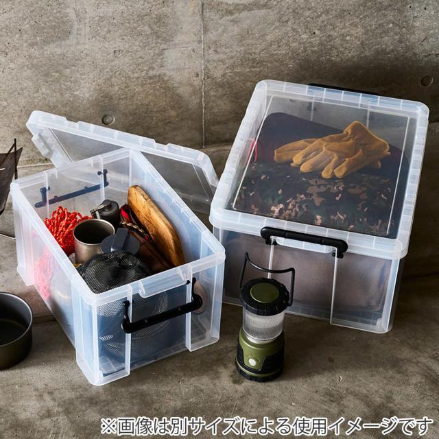 収納ボックス 幅44×奥行74×高さ30cm ロックス 740L 押入れ用 3個セット （ 収納ケース 衣装ケース フタ付き 積み重ね 丈夫 頑丈 収納 日本製 押入れ収納 スタッキング 衣類収納 工具箱 ウォークインクローゼット ）_9