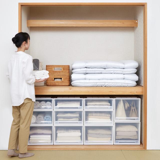 Fits　押入れ収納/衣装ケース 【ロング】 天馬公式】フィッツケース モノ ロングの通販
