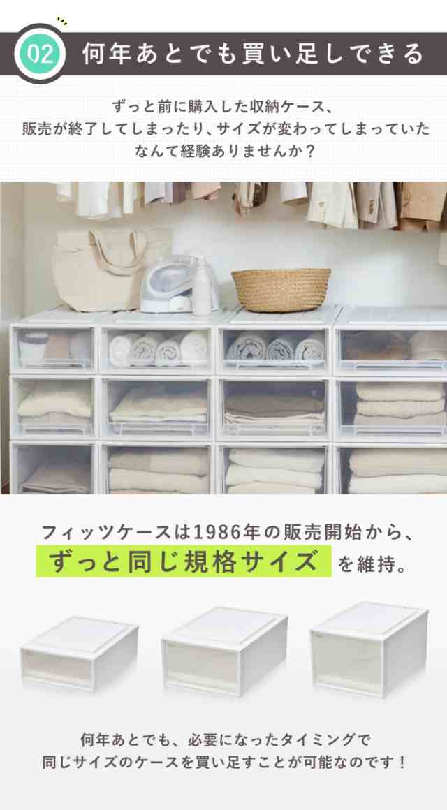 収納ケース Fits フィッツ フィッツケース ロングL 引き出し