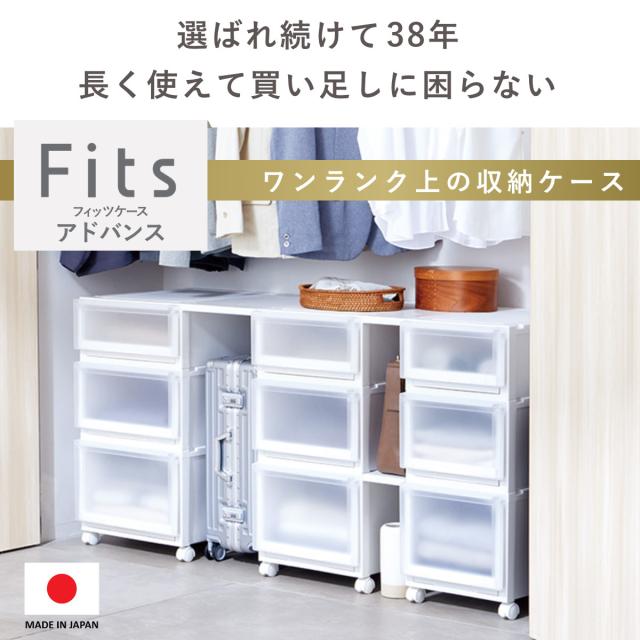 底値　カップボード　ホワイト　収納ケース付 楽天市場】フィッツケース クローゼット L-30 カプチーノfits