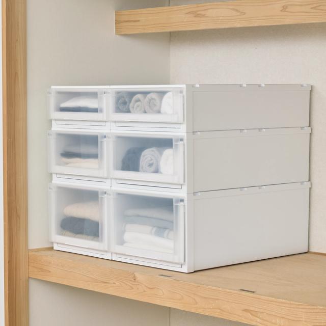 フィッツケース 押入れ収納 幅39×奥行74×高さ30 日本製 3個セット Fits 収納ケース 幅39×奥行74×高さ30cm フィッツケース アドバンス 74