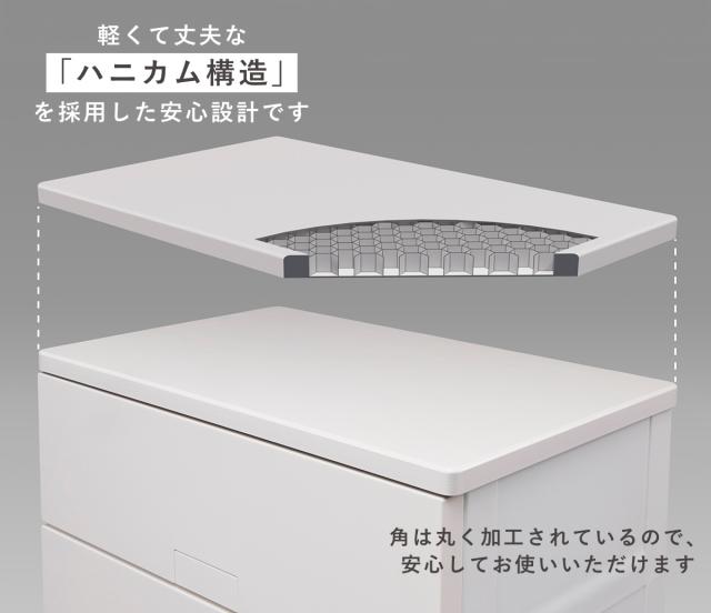 チェスト フィッツチェスト フルフラット 5505 5段 幅55×奥行41×高さ105cm （ タンス 引き出し 収納 衣類収納 完成品 プラスチック 引き出しロック フィッツ 衣装ケース リビング収納 収納ケース 洋タンス ストッパー付き ）