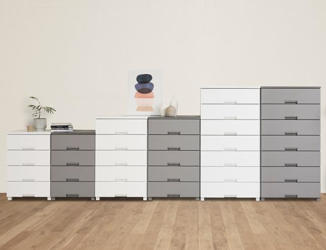 チェスト フィッツチェスト 5504 4段 Fits 幅55×奥行41×高さ85cm （ タンス 引き出し 収納 衣類収納 日本製 完