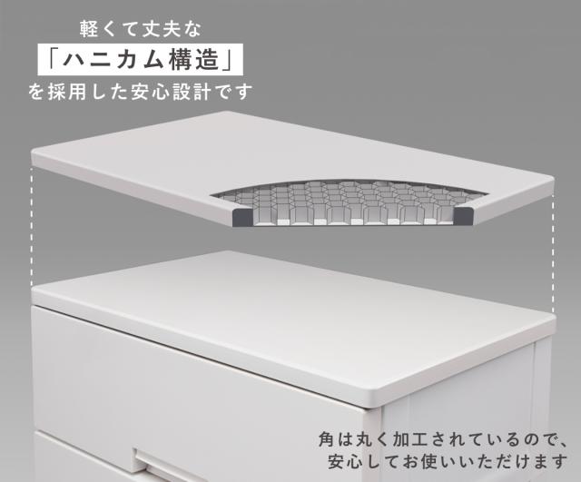 チェスト フィッツチェスト 5504 4段 Fits 幅55×奥行41×高さ85cm （ タンス 引き出し 収納 衣類収納 日本製 完