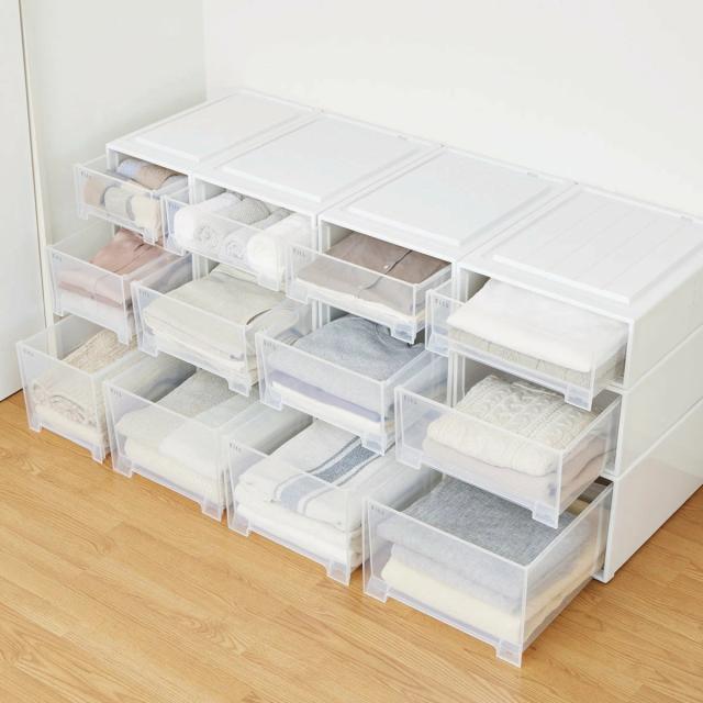 収納ケース Fits フィッツケース クローゼット M-30 4個セット　① Fits 収納ケース フィッツ フィッツケース クローゼット M-30 4個