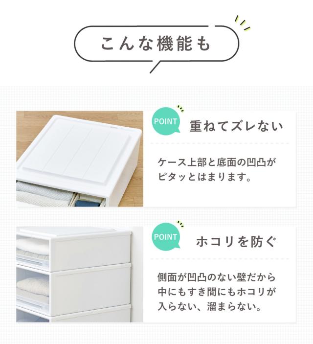 収納ケース Fits フィッツ フィッツケース ビッグ 引き出し 3個セット