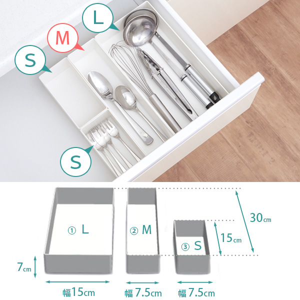 カトラリートレー 仕切るトレー M ファビエ カトラリーケース カトラリートレイ カトラリー収納 収納ケース 仕切りケース 引出用 キッの通販はau Pay マーケット リビングート
