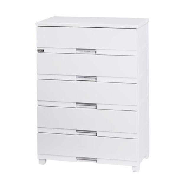 チェスト フィッツプラス プレミアム 5段 幅75×奥行41×高さ105cm FP7505 （ プラスチック 引き出し 日本製 完成品 タンス 収納 衣類収納 Fits フィッツ 衣装ケース 収納ケース 背面処理 リビング収納 洋タンス 木製天板 大容量 ）_18