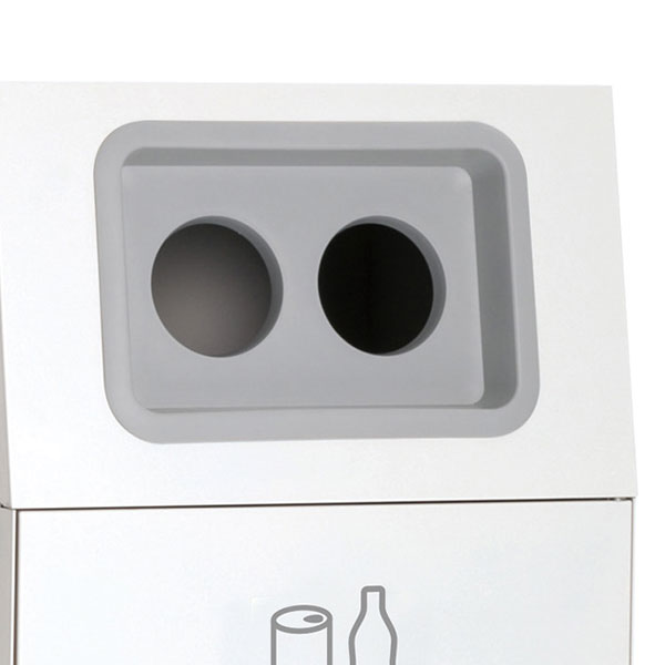 屋外用ゴミ箱 業務用ダストボックス 67L オフホワイト色 ニートST （ 法人限定 ゴミ箱 屋外用 屋外 分別ゴミ箱 分別 業務用 外 ダストボックス ごみ箱 分別ごみ箱 ごみばこ 分別用 大容量 67リットル 日本製 ）_6