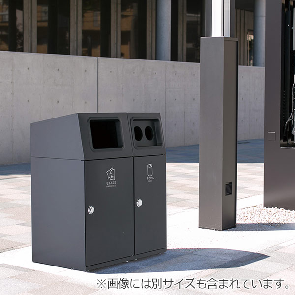 屋外用ゴミ箱 業務用ダストボックス 67L アーバングレー色 ニートST 