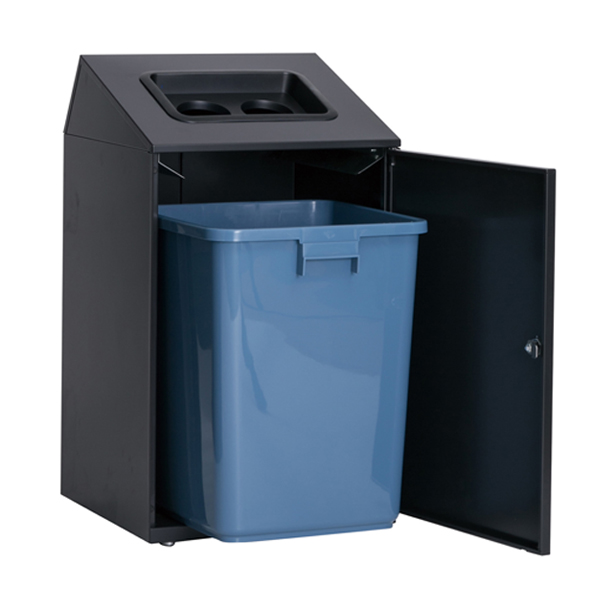 屋内用ゴミ箱 業務用ダストボックス 67L アーバングレー色 ニートSTF （ 法人限定 屋内用 分別ゴミ箱 分別 業務用 ゴミ箱 ごみ箱 分別ごみ箱 屋内 ごみばこ 分別用 大容量 67リットル 日本製 ）_6