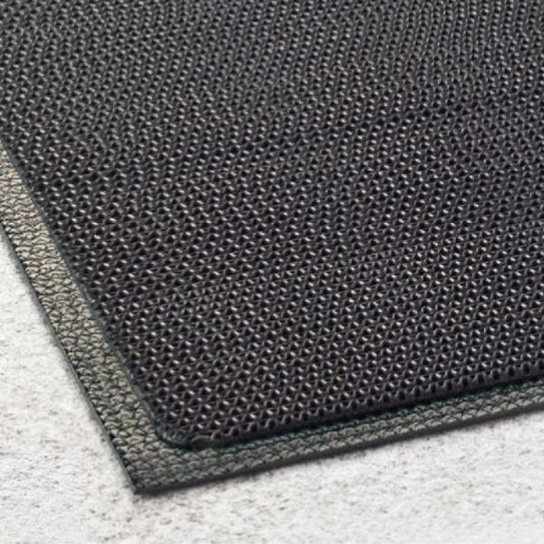 玄関マット 屋外 業務用 90×120cm 7ミリ厚 スーパーダスピット オフィス （ 薄い 玄関 マット 屋外マット 屋外用 日本製 砂 土砂 加工 抗菌 防カビ 防藻剤 防炎適合品 砂ホコリ 除去 滑りにくい ）_4