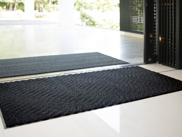 【法人限定】 玄関マット 屋内 業務用 120×225cm サンドアートマット オフィス サイズオーダー （ 玄関 マット 吸水 屋内用 吸水マット 雨天 防炎適合品 砂ホコリ 土砂 除去 出入り口 室内用 フチあり 縁 日本製 ）