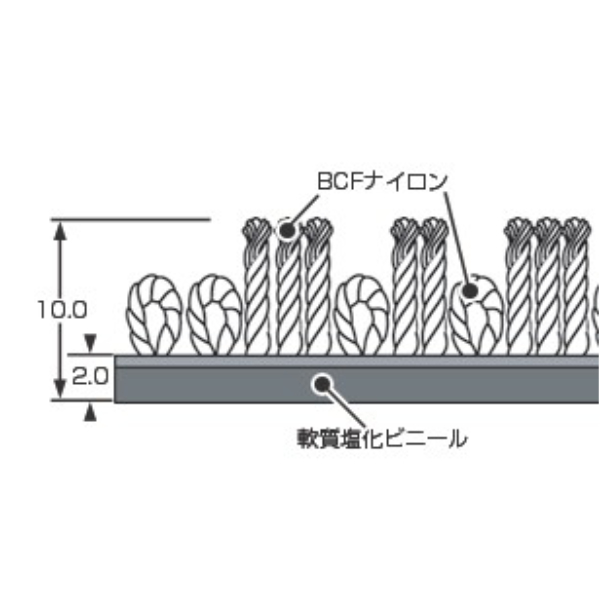 玄関マット 屋内 業務用 60×180cm アーバンライン オフィス サイズオーダー （ 玄関 マット 屋内用 除塵マット 防炎適合品 砂ホコリ 土砂 除去 出入り口 室内用 フチあり 縁 ストライプ おしゃれ ）