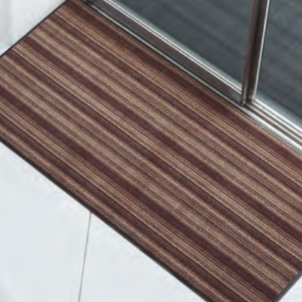 玄関マット 屋内 業務用 60×180cm アーバンライン オフィス サイズオーダー （ 玄関 マット 屋内用 除塵マット 防炎適合品 砂ホコリ 土砂 除去 出入り口 室内用 フチあり 縁 ストライプ おしゃれ ）