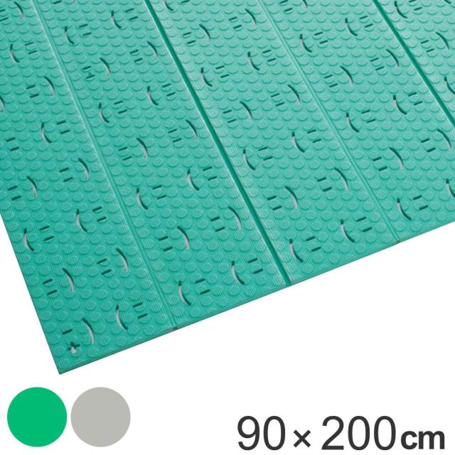 【法人限定】 折りたたみ マット 業務用 90×200cm 軽量 パタパタマット ジョイント式 巻き取りタイプ （ クッションマット クッション すべり止め 防滑 ノンスリップ 滑り止め 軽い ジョイントマット ジョイントタイプ ）